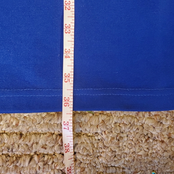 Vintage Lew Magram 2 Piece Blue Dress Suit with Jacket - Picture 5 of 6